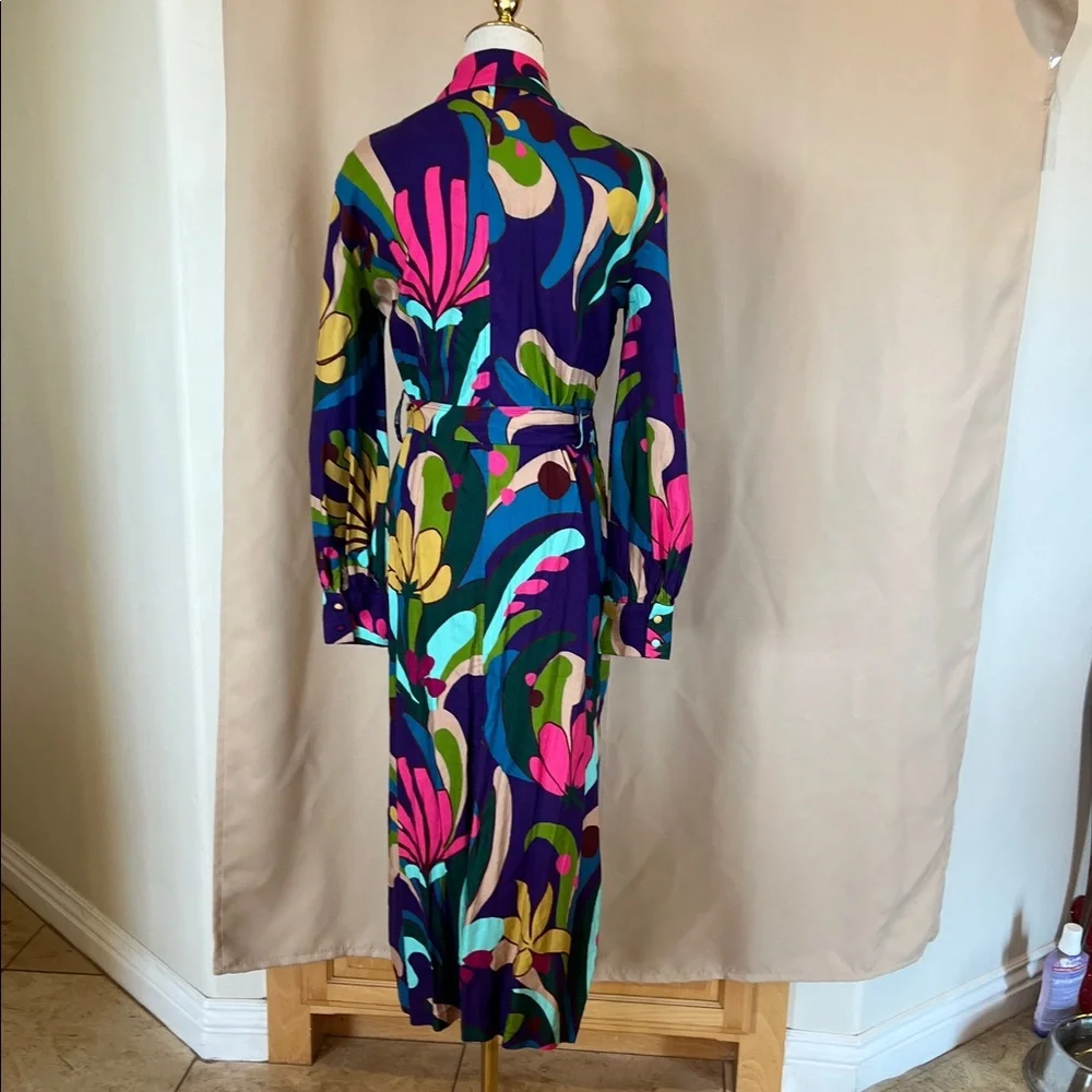 INC Colorful Abstract Patterned Robe - Picture 3 of 4